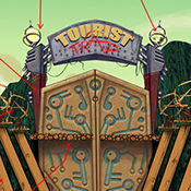 Escape Factory Space Quest Concept Art