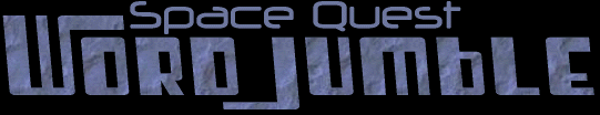 Space Quest Word Jumble